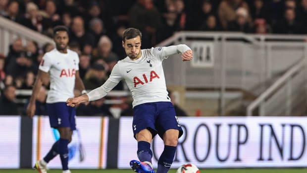 Harry Winks pictured during Tottenham's FA Cup defeat by Middlesbrough